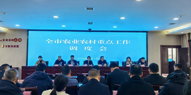 全市农业农村重点工作调度会召开